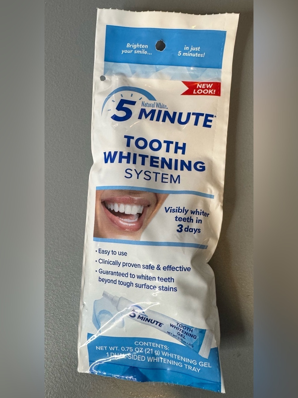 5 Minute Tooth Whitening System - White & Blue Packaging